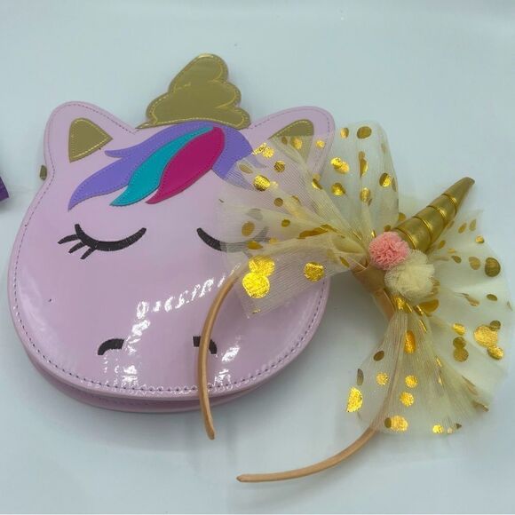 Magical Unicorn Crossbody Bag with Unicorn Headband - Picture 1 of 13